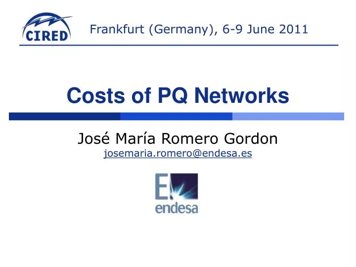 costs of pq networks