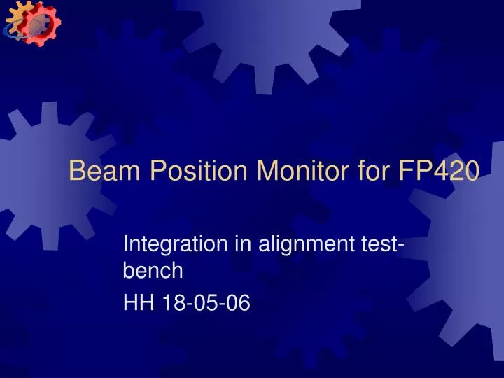 beam position monitor for fp420