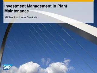 Investment Management in Plant Maintenance
