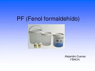 pf fenol formaldeh do