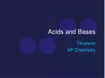 Acids and Bases - slide 1