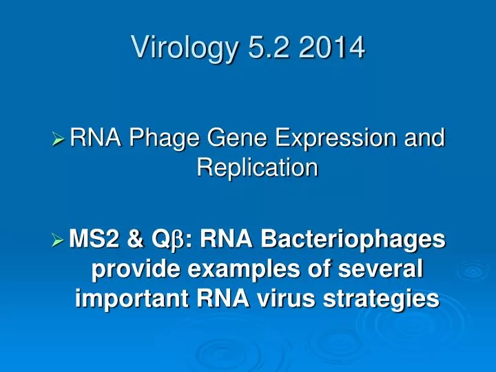 virology 5 2 2014