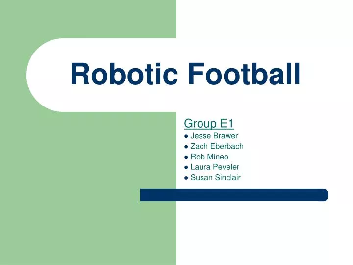 robotic football