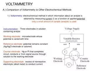 VOLTAMMETRY