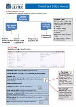 Creating a Sales Invoice - slide 1