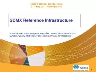 SDMX Reference Infrastructure
