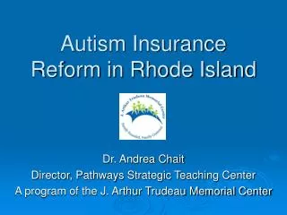 Autism Insurance Reform in Rhode Island