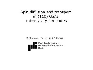 Spin diffusion and transport in (110) GaAs microcavity structures