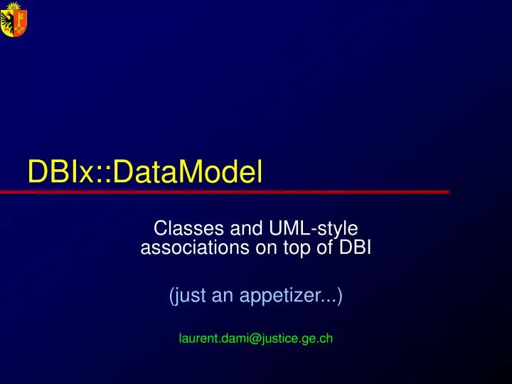 dbix datamodel