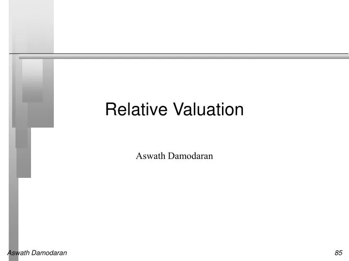 relative valuation