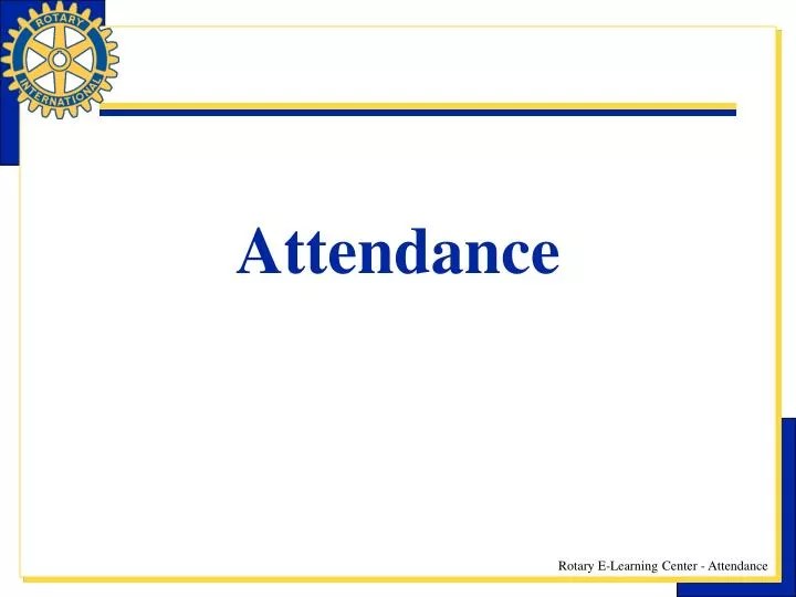 attendance