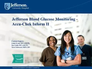 Jefferson Blood Glucose Monitoring -Accu-Chek Inform II