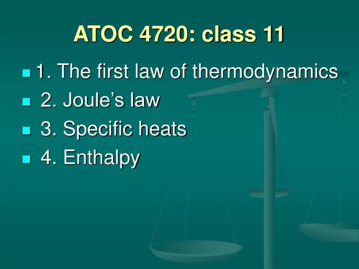 atoc 4720 class 11