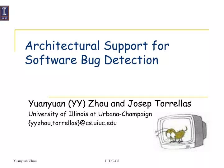 architectural support for software bug detection