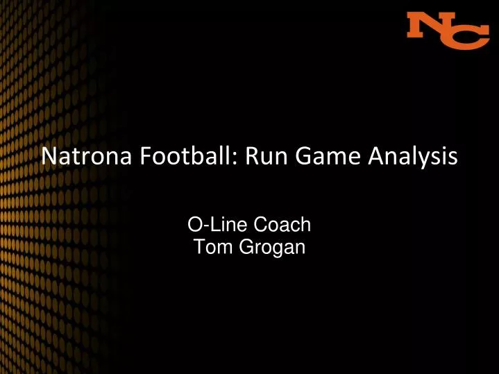 natrona football run game analysis