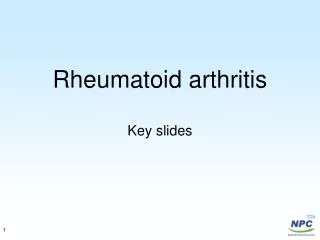 Rheumatoid arthritis