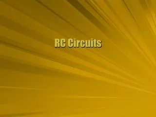 rc circuits