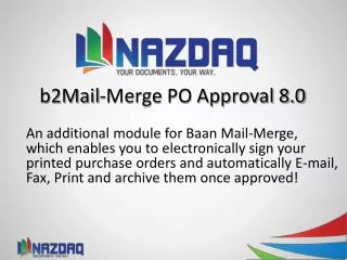 b2Mail-Merge PO Approval 8.0