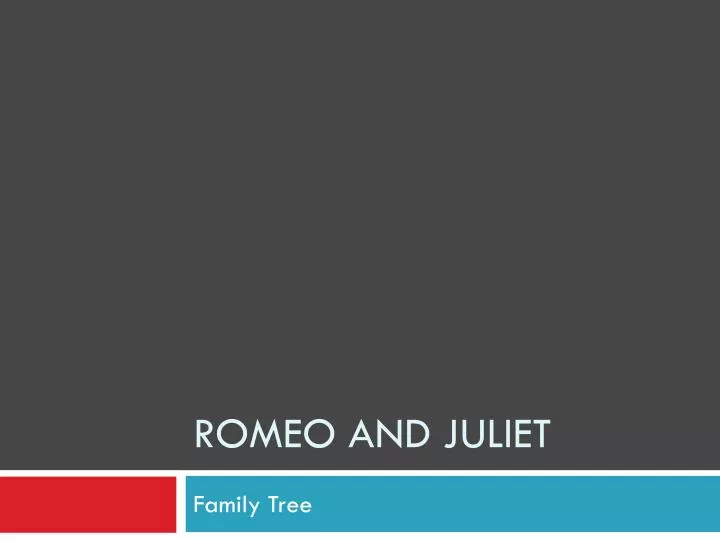 romeo and juliet