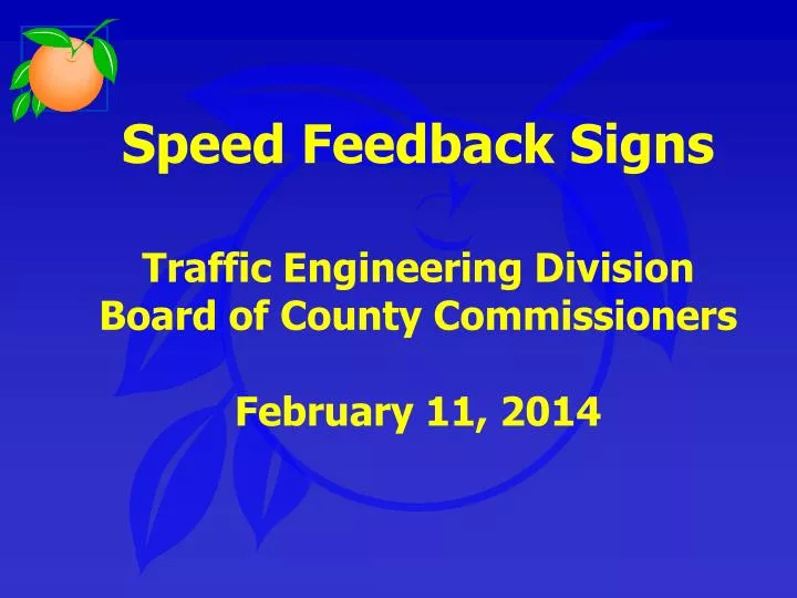 speed feedback signs