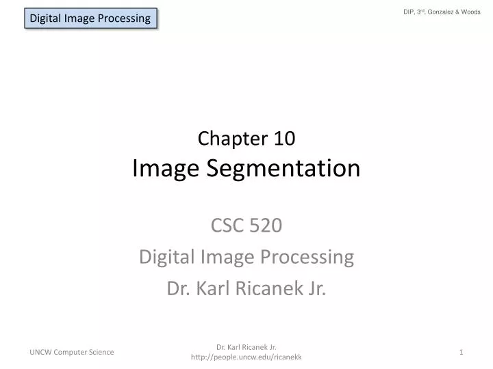 chapter 10 image segmentation