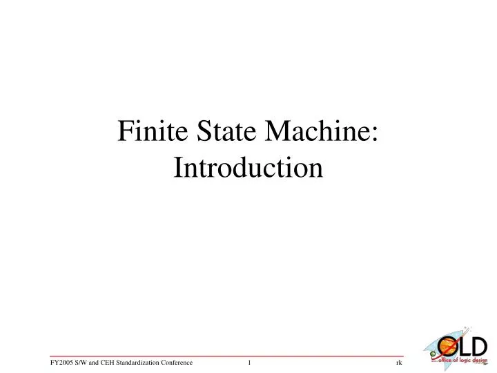 finite state machine introduction