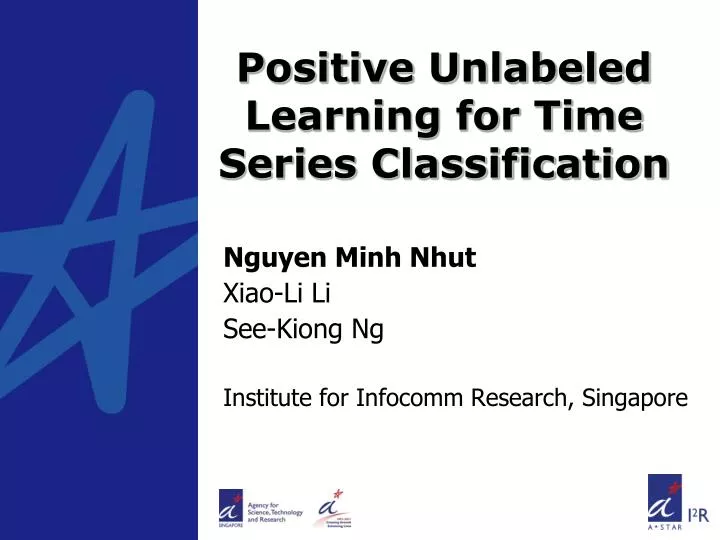 positive unlabeled learning for time series classification