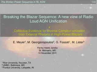 Breaking the Blazar Sequence: A new view of Radio Loud AGN Unification