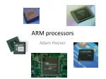 ARM processors - slide 1