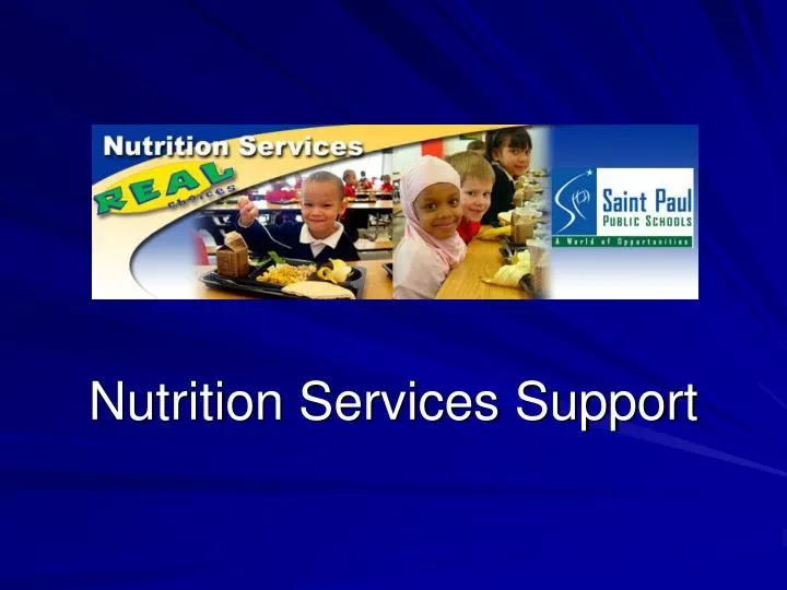 nutrition services support