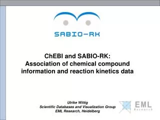 ChEBI and SABIO-RK: Association of chemical compound information and reaction kinetics data