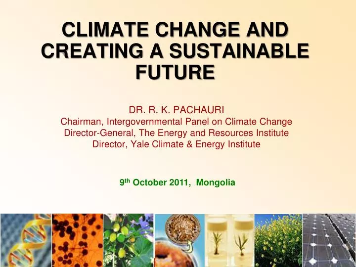 climate change and creating a sustainable future