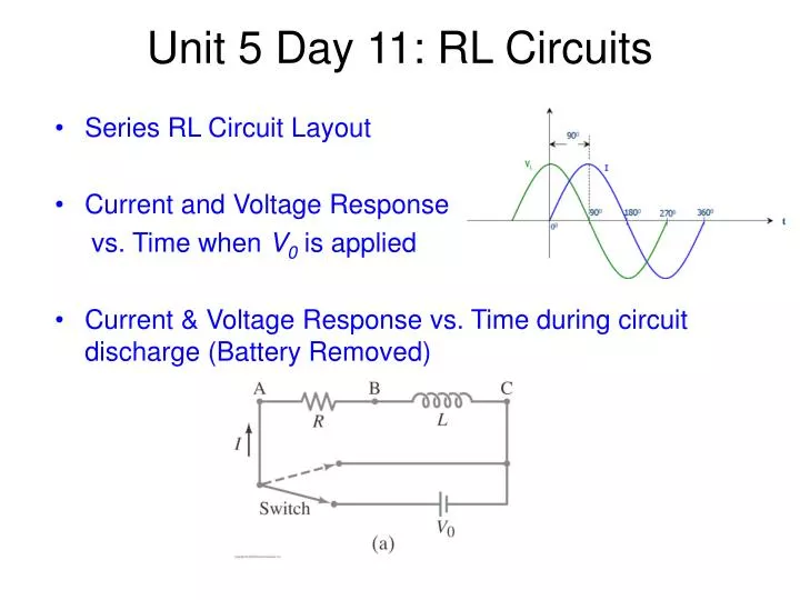 unit 5 day 11 rl circuits