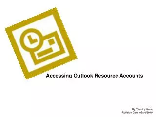 Accessing Outlook Resource Accounts