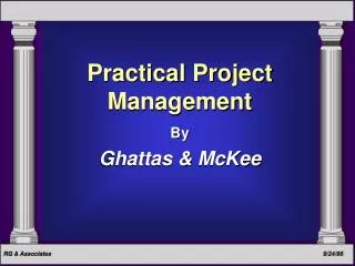 Practical Project Management By Ghattas &amp; McKee