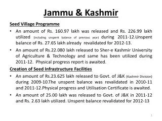 Jammu &amp; Kashmir