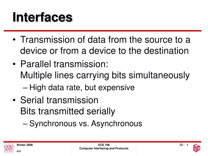 interfaces