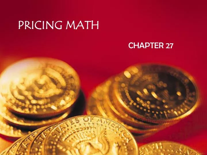 pricing math