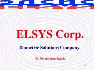Biometric Solutions Company