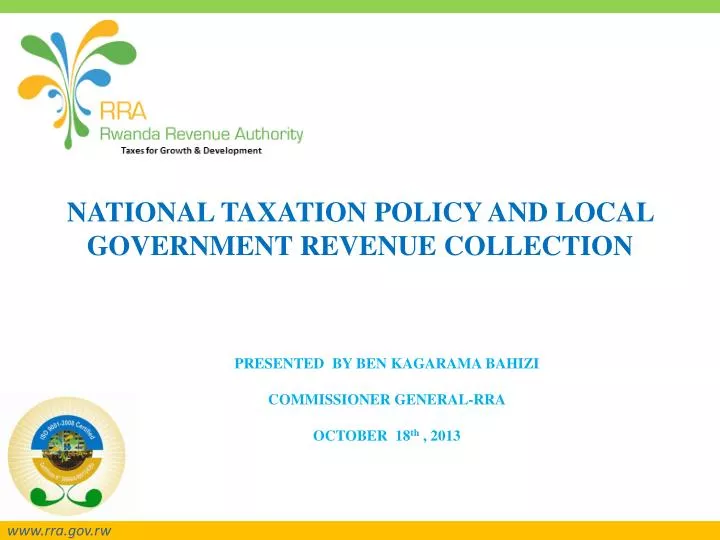 national taxation policy and local government revenue collection