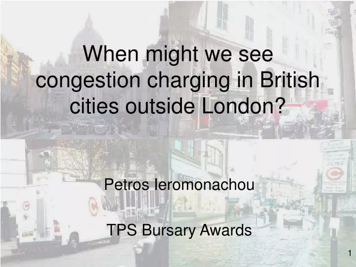 when might we see congestion charging in british cities outside london