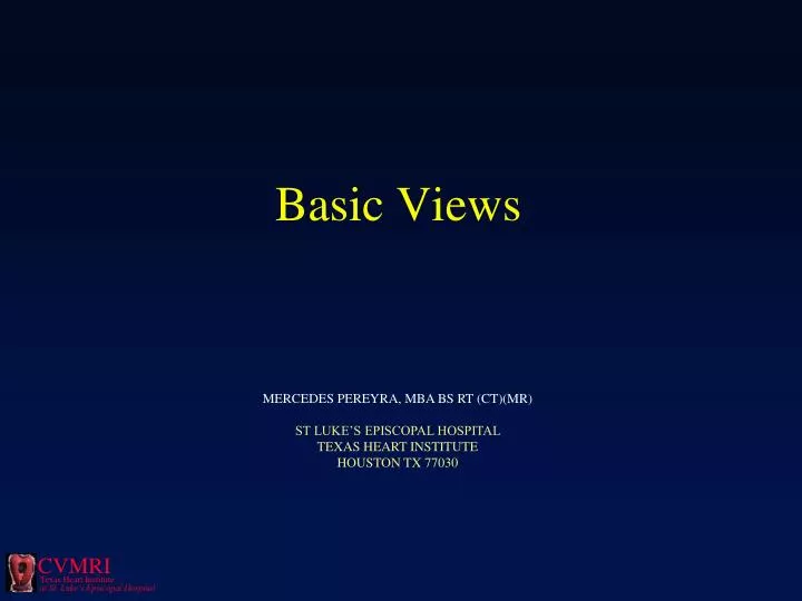 basic views