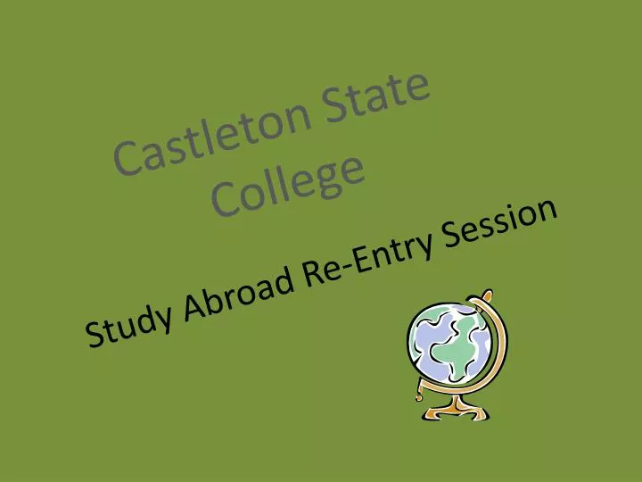 study abroad re entry session