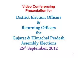 Video Conferencing Presentation for