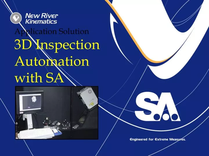 application solution 3d inspection automation with sa