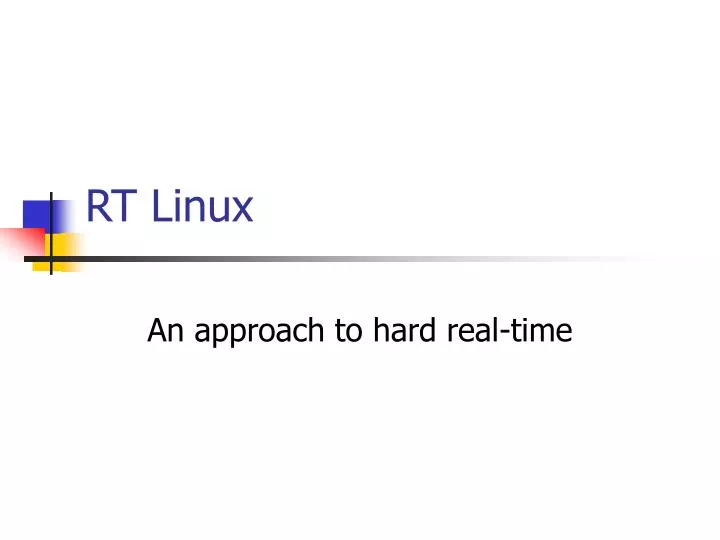 rt linux