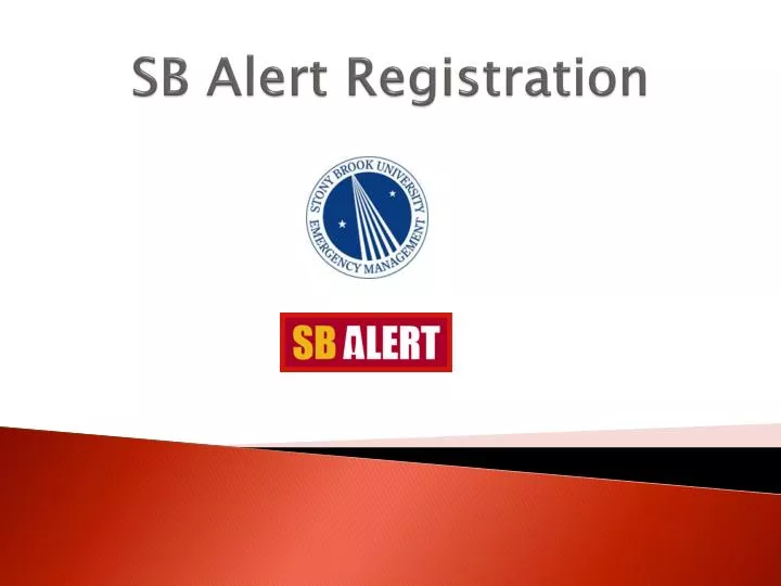 sb alert registration