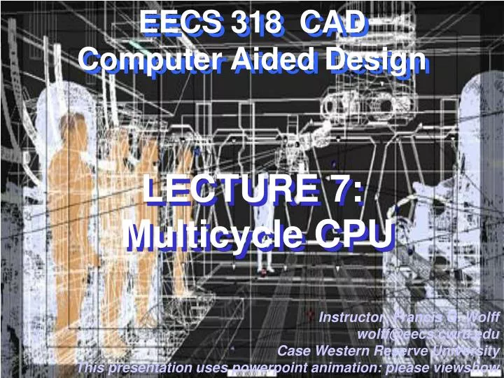 lecture 7 multicycle cpu