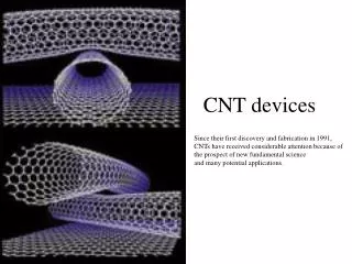 CNT devices