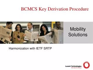 BCMCS Key Derivation Procedure
